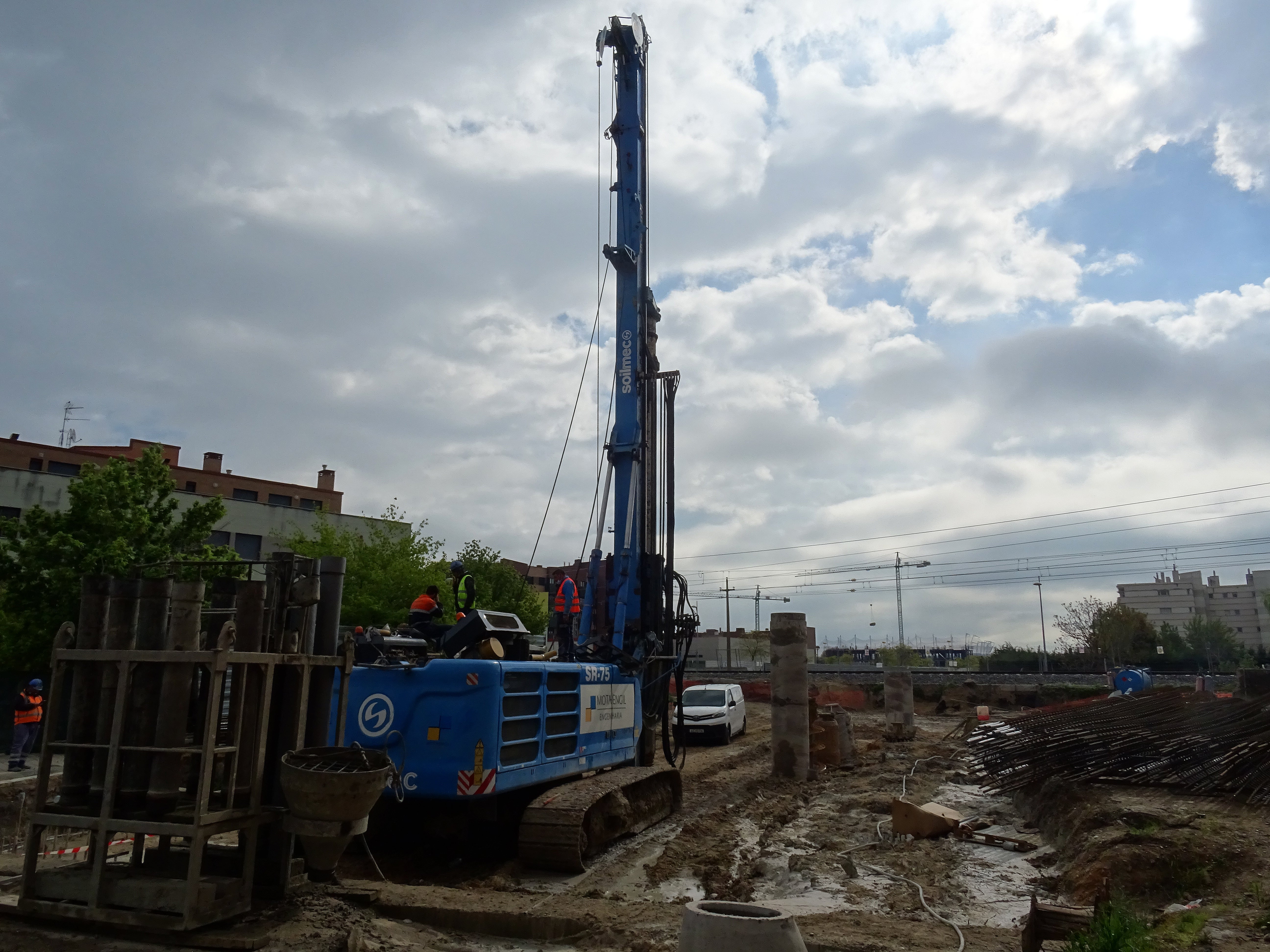 Fotos: Obras del túnel de Andrómeda en Valladolid