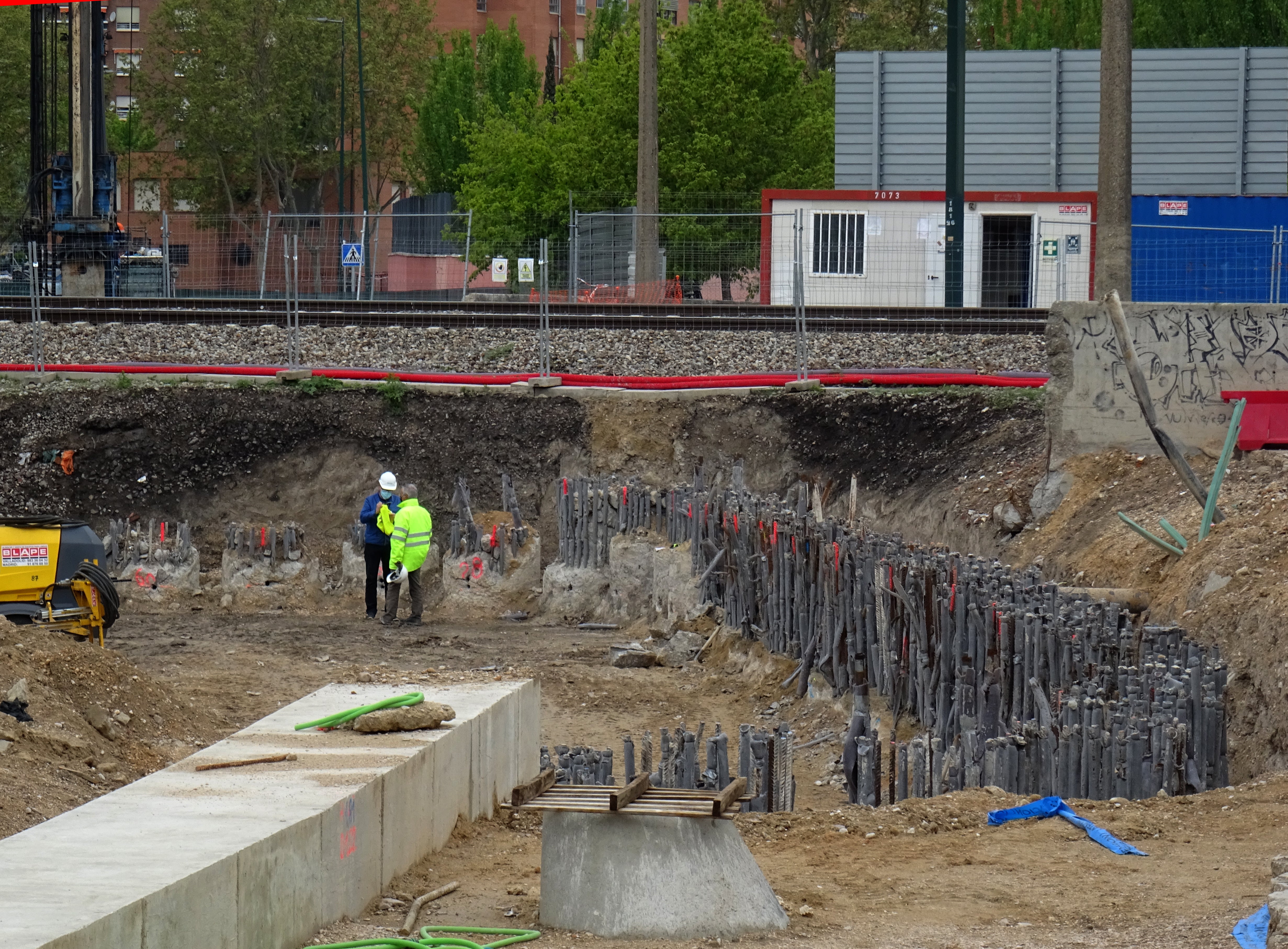 Fotos: Obras del túnel de Andrómeda en Valladolid