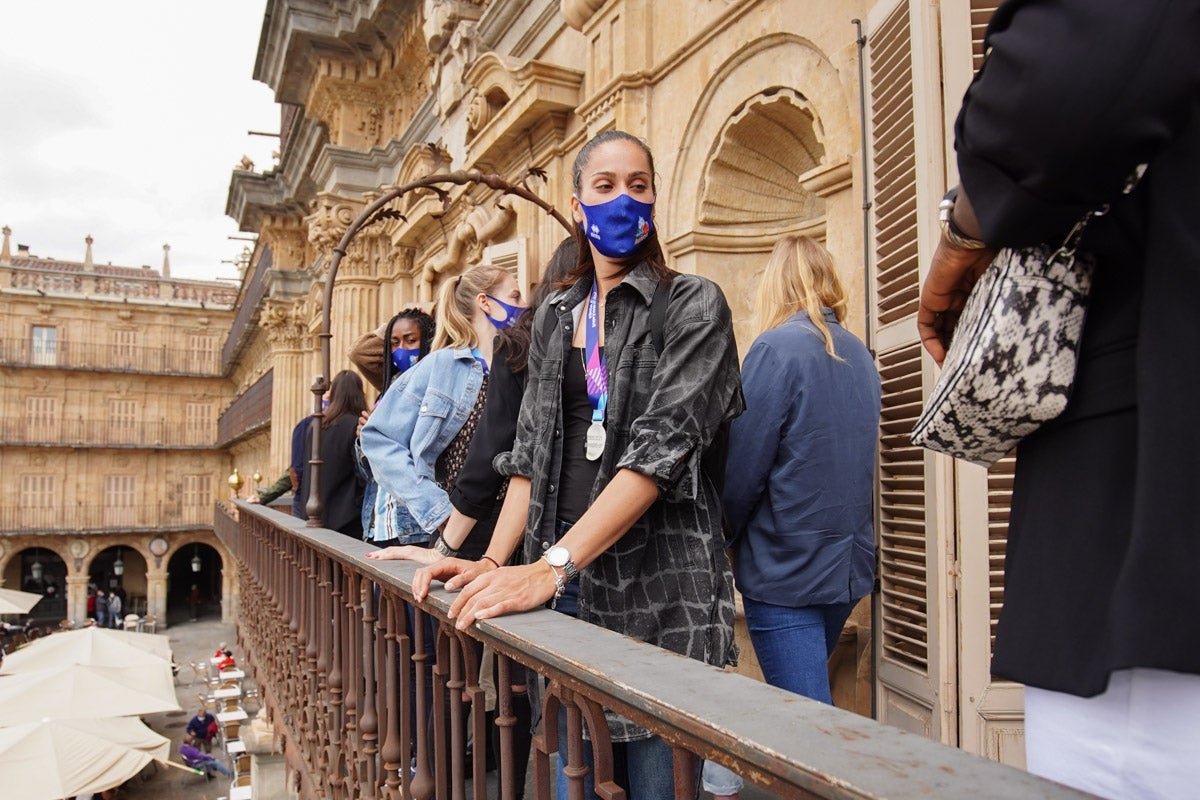 Recepción en el Ayuntamiento a las subcampeonas de Europa