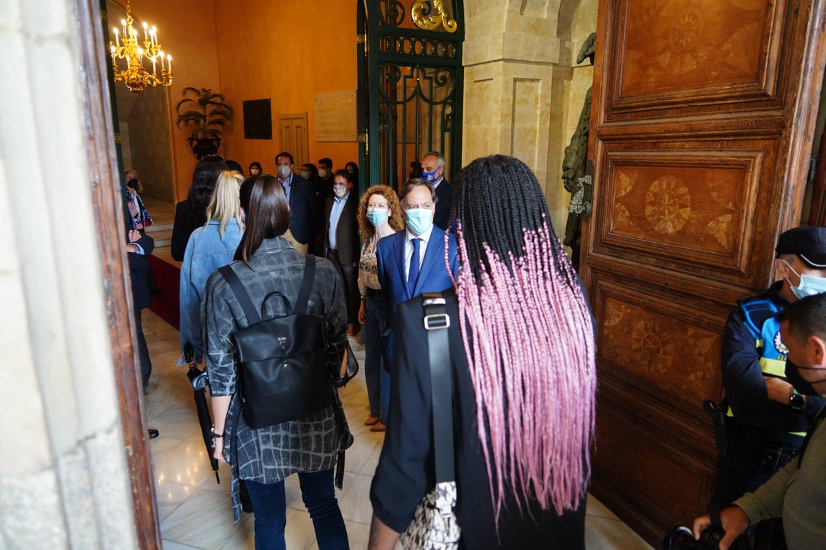 Recepción en el Ayuntamiento a las subcampeonas de Europa
