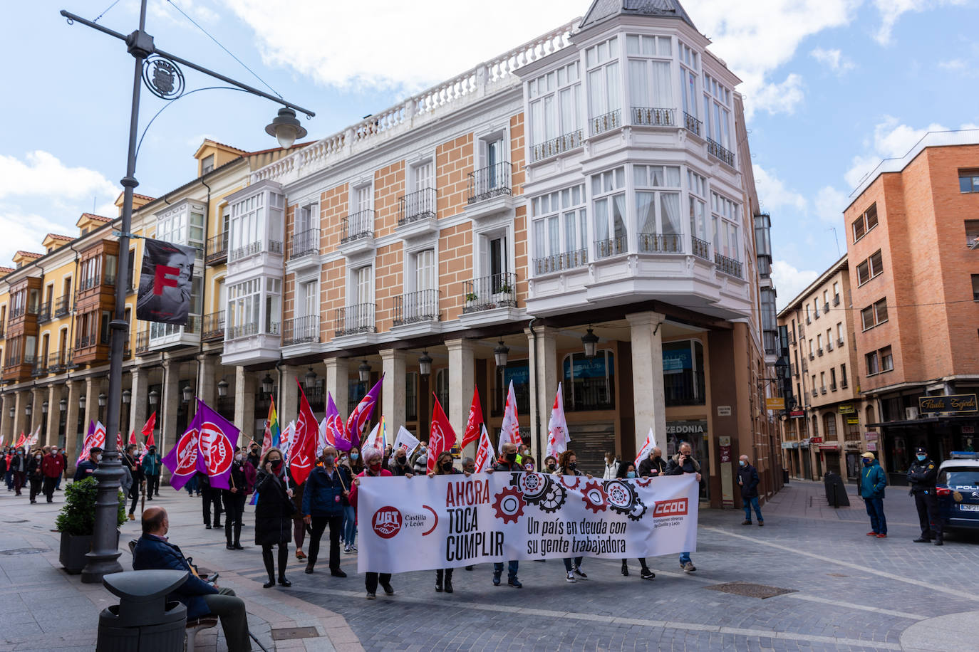 Fotos: Manifestación del Primero de Mayo en Palencia