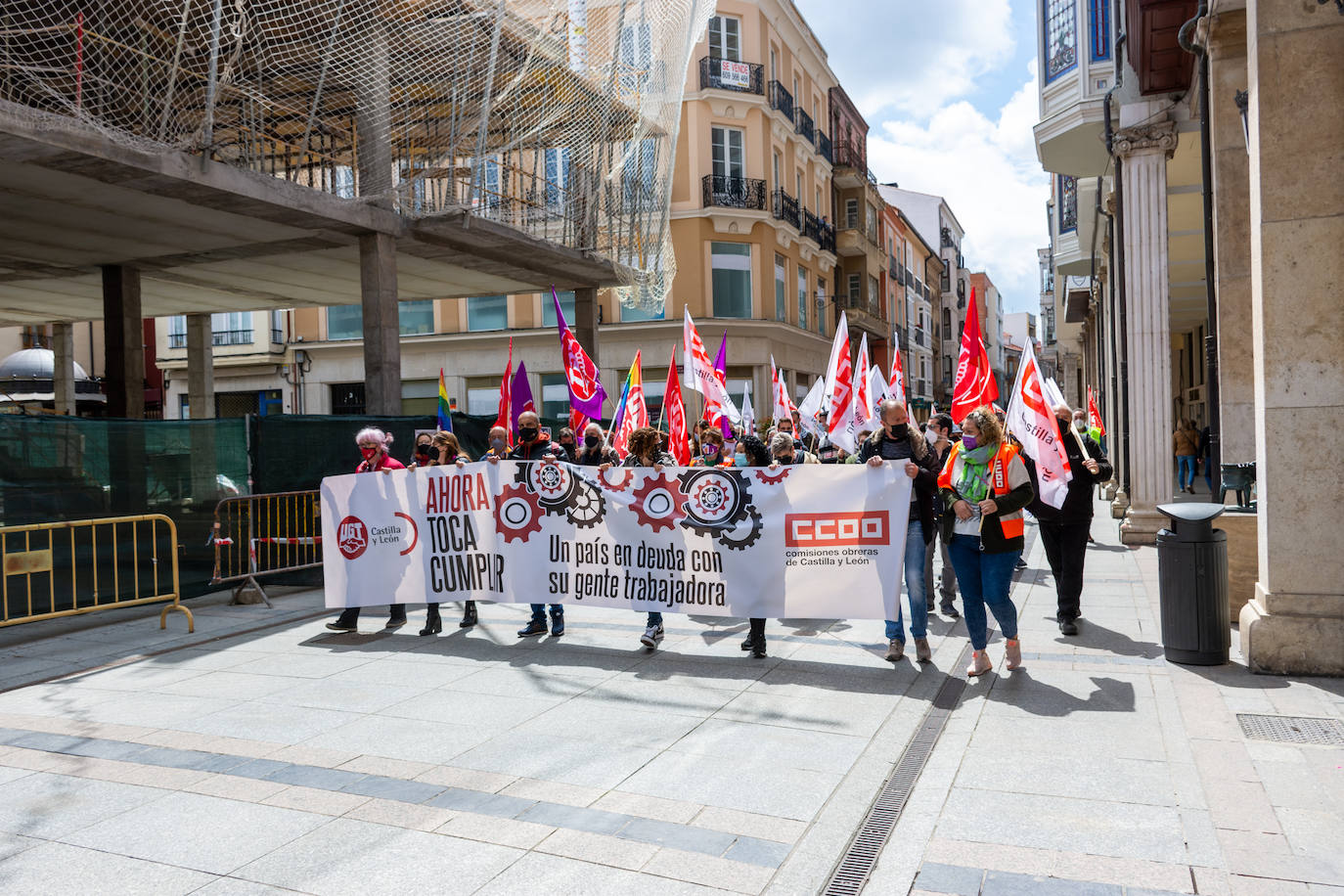 Fotos: Manifestación del Primero de Mayo en Palencia