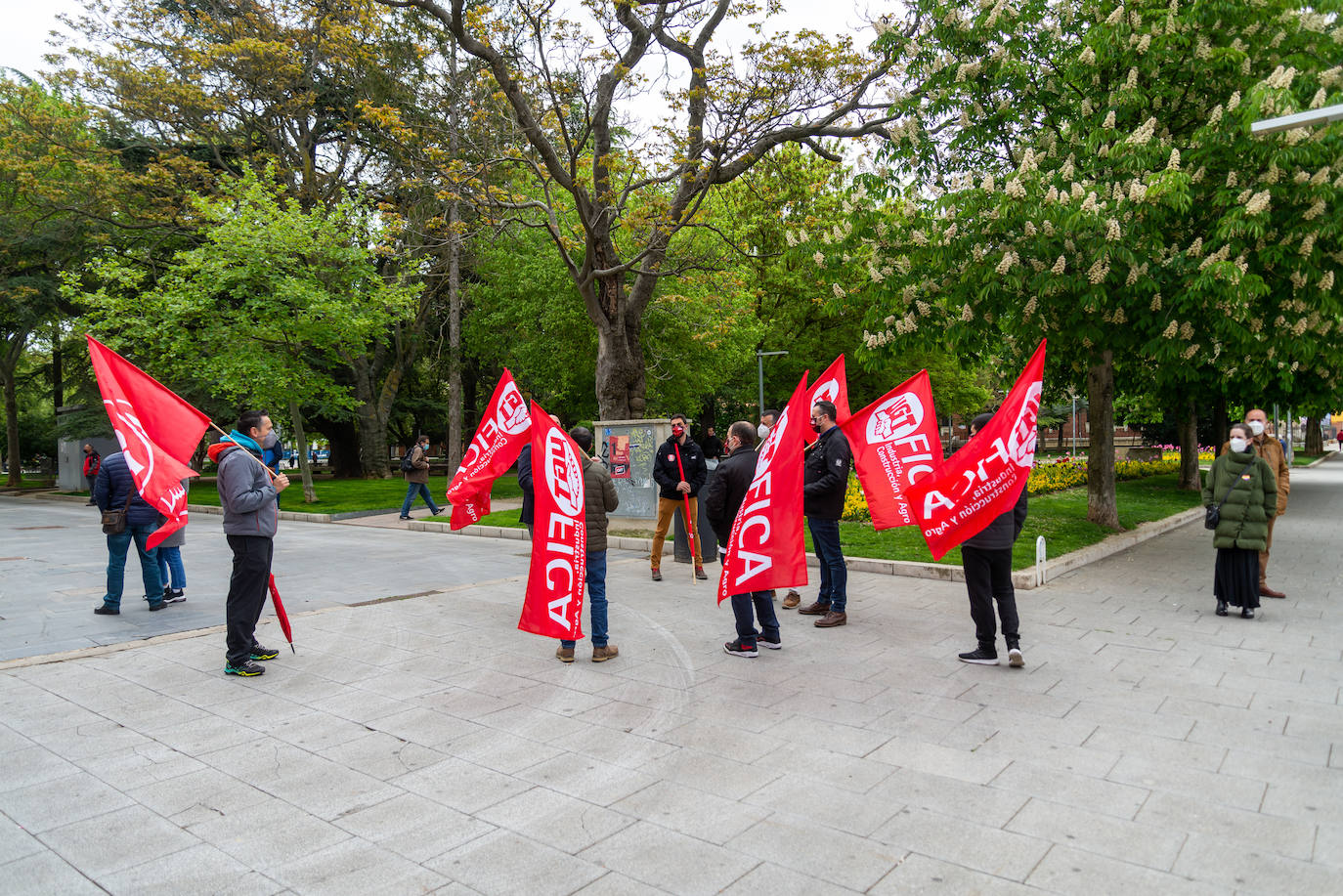 Fotos: Manifestación del Primero de Mayo en Palencia