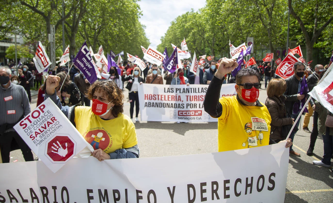 Fotos: Manifestación del Primero de Mayo en Valladolid