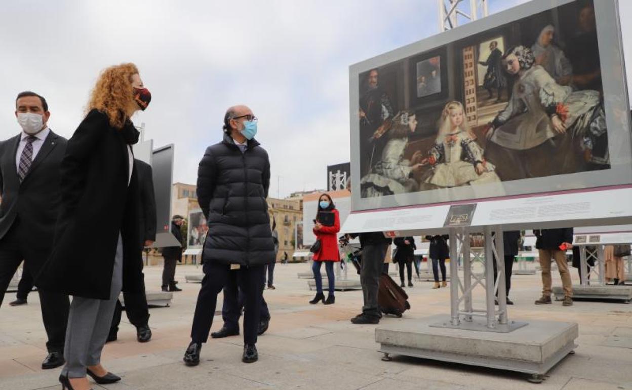La reproducción de 'Las Meninas' que puede verse en la exposición.