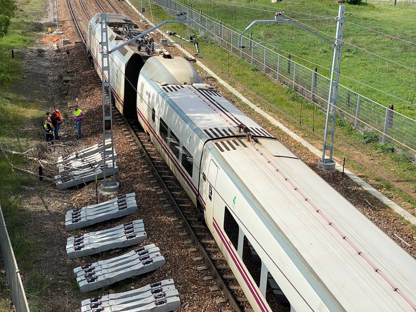 Fotos: Descarrila en León un Alvia que viajaba de Madrid a Gijón