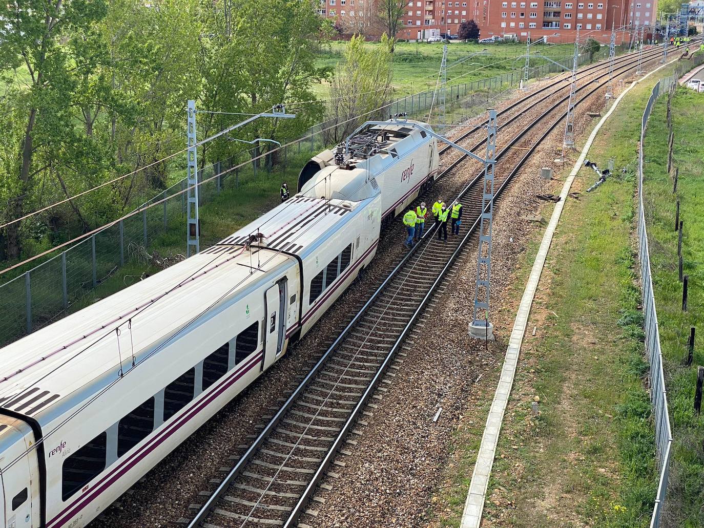 Fotos: Descarrila en León un Alvia que viajaba de Madrid a Gijón