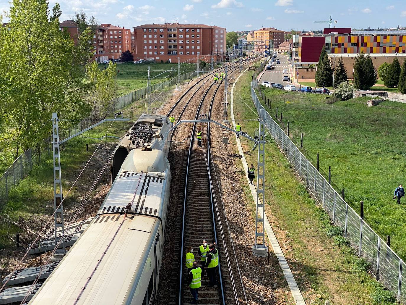 Fotos: Descarrila en León un Alvia que viajaba de Madrid a Gijón