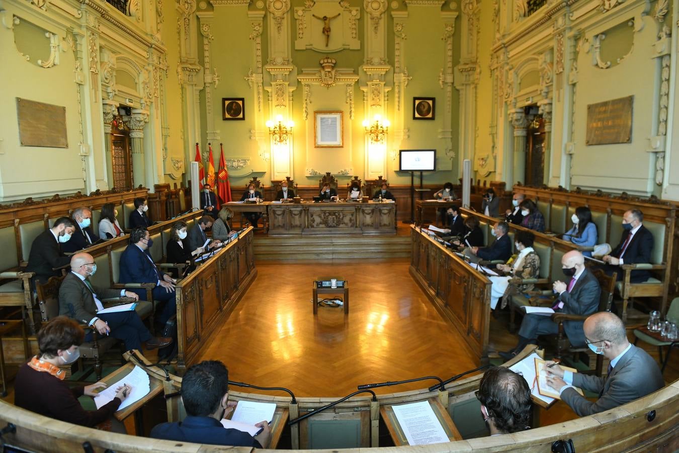 Fotos: Pleno en el Ayuntamiento de Valladolid