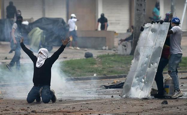 Disturbios en Colombia. 