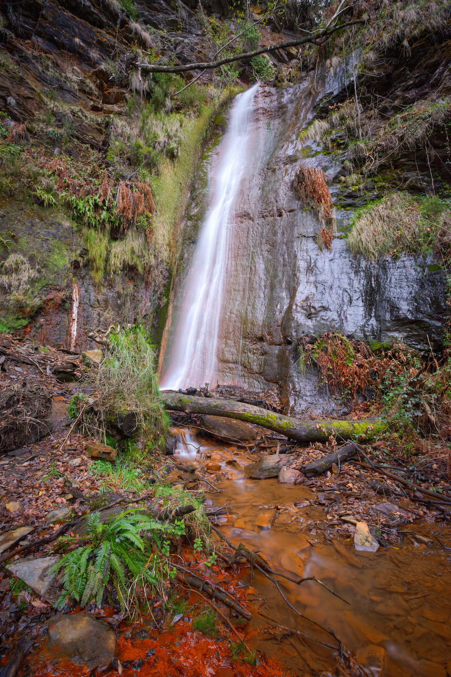 La cascada de Rexio (Lugo) 