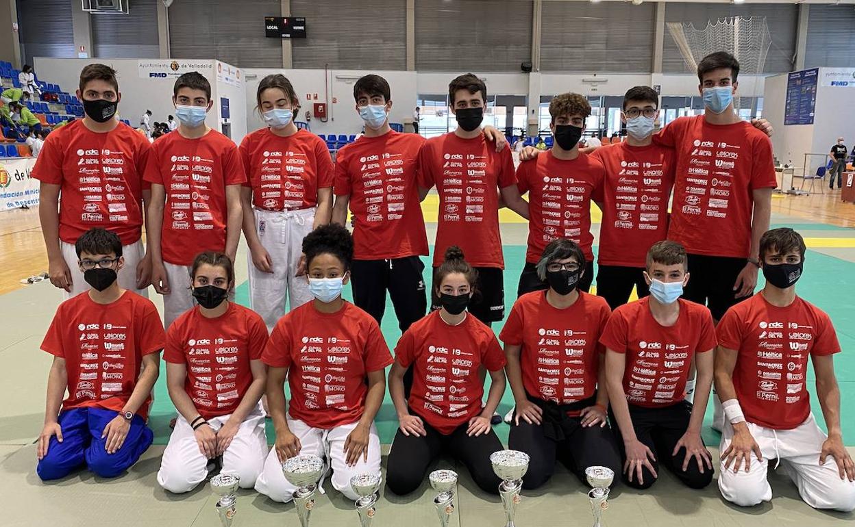 El Judo Club Doryoku suma doce medallas en el autonómico infantil y cadete