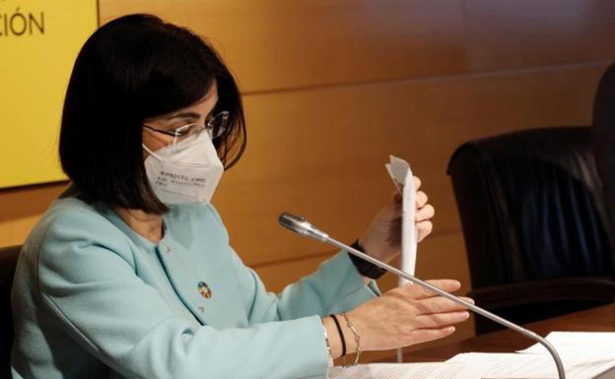 Carolina darias, ministra de Sanidad.