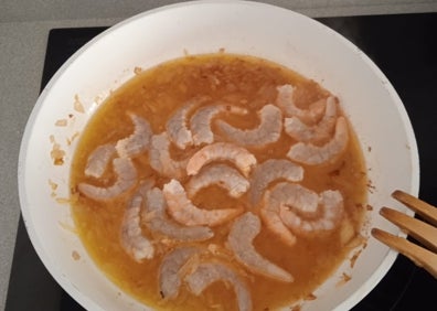 Imagen secundaria 1 - Recetario Degusta: Ricos langostinos a la crema