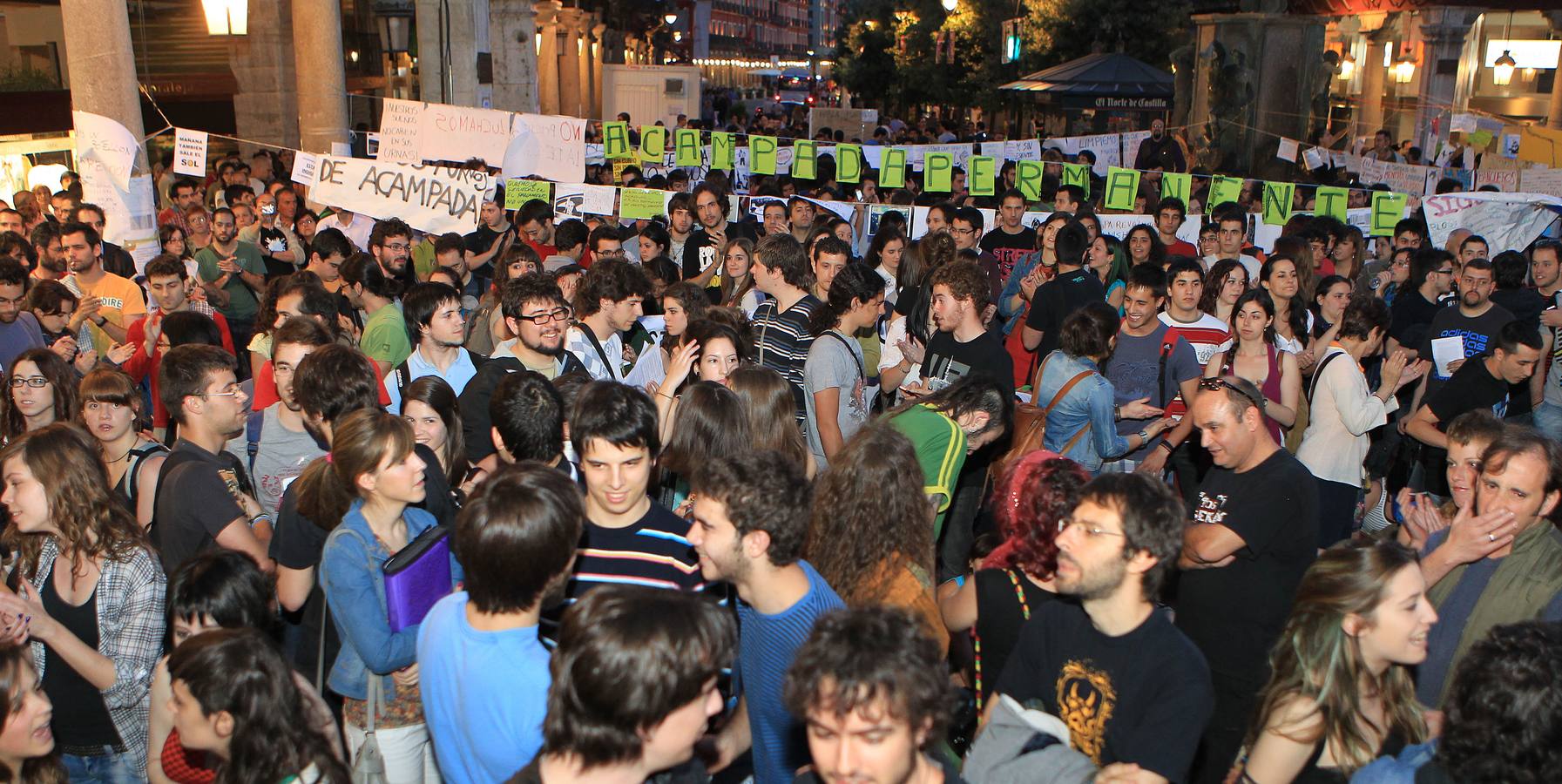 Fotos: Diez años del nacimiento del movimiento 15M en Valladolid