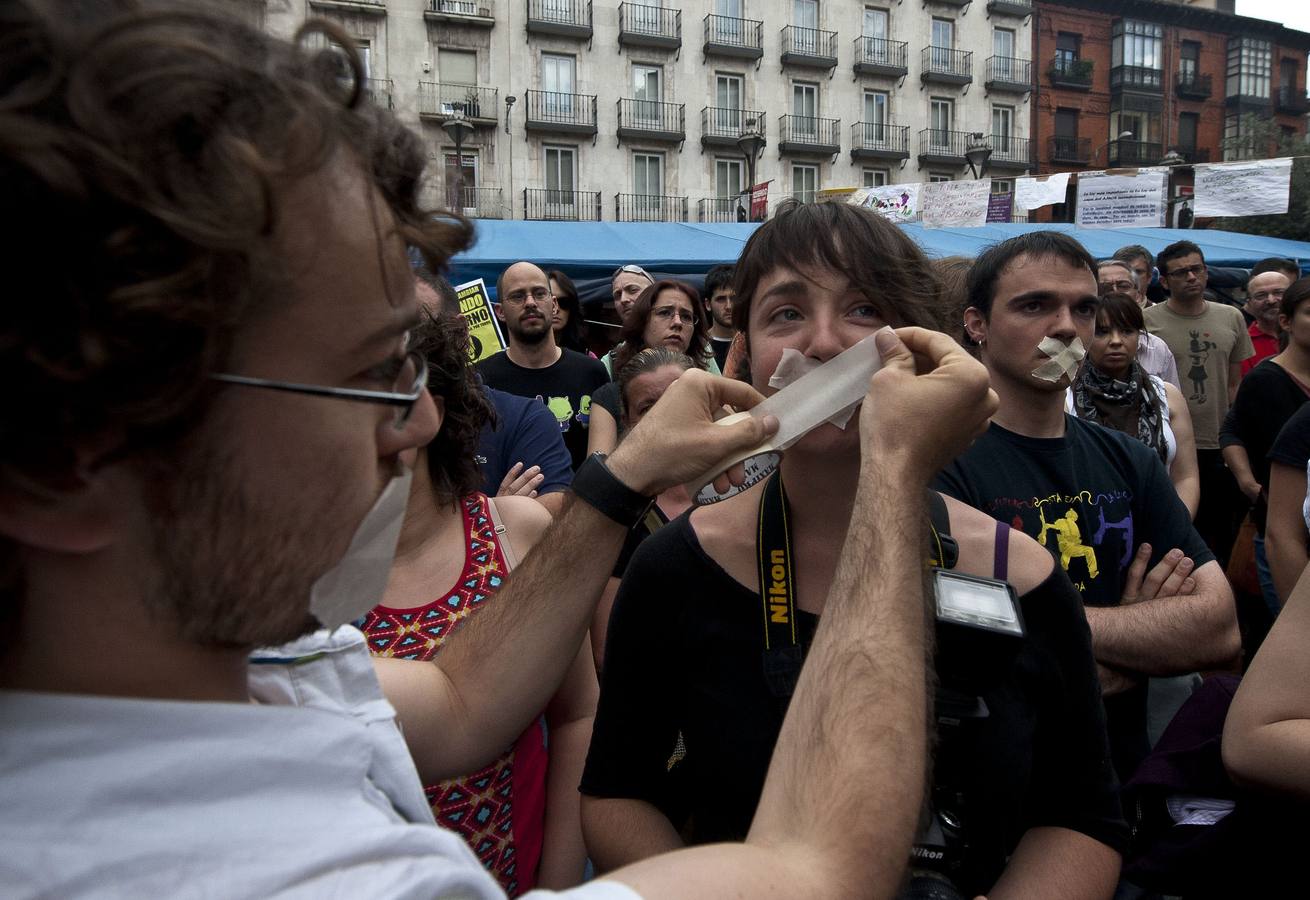 Fotos: Diez años del nacimiento del movimiento 15M en Valladolid