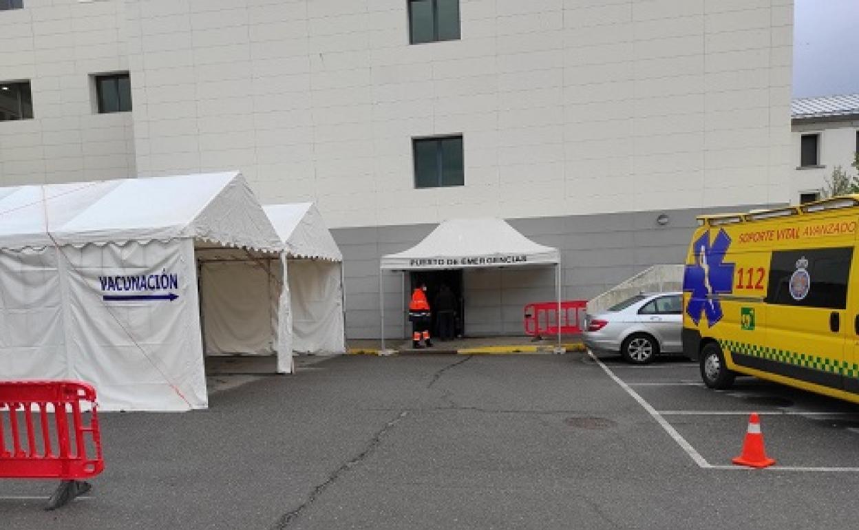 Punto fijo de vacunación en el Hospital Provincial de Ávila