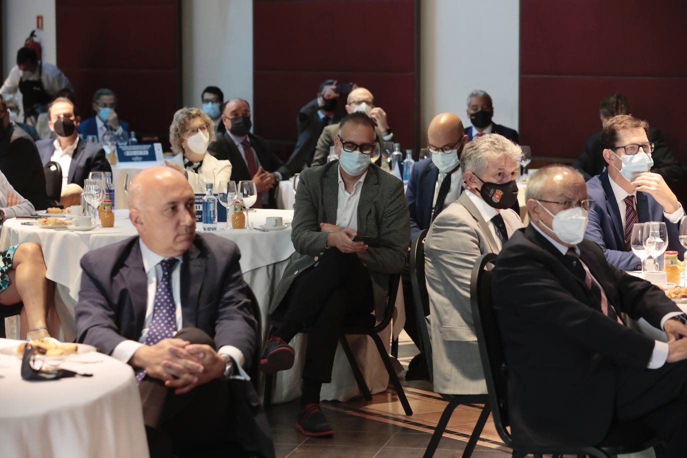 El exfutbolista, exentrenador y actual comentarista y empresario Jorge Valdano, en el Foro Económico de El Norte de Castilla.