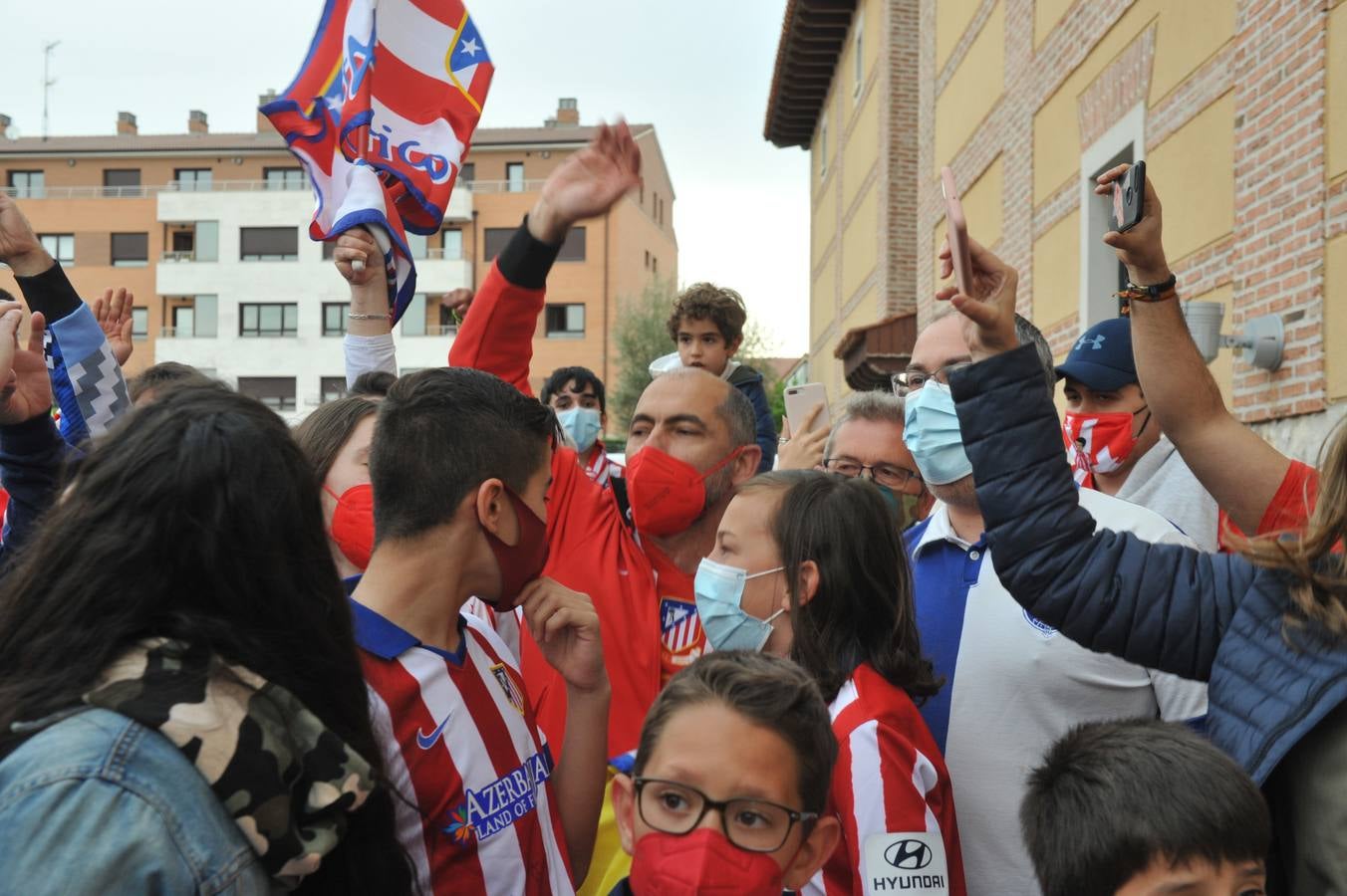 Fotos: El Atlético de Madrid llega a Valladolid