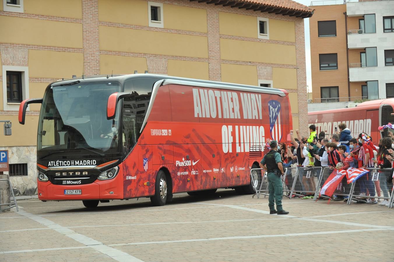 Fotos: El Atlético de Madrid llega a Valladolid