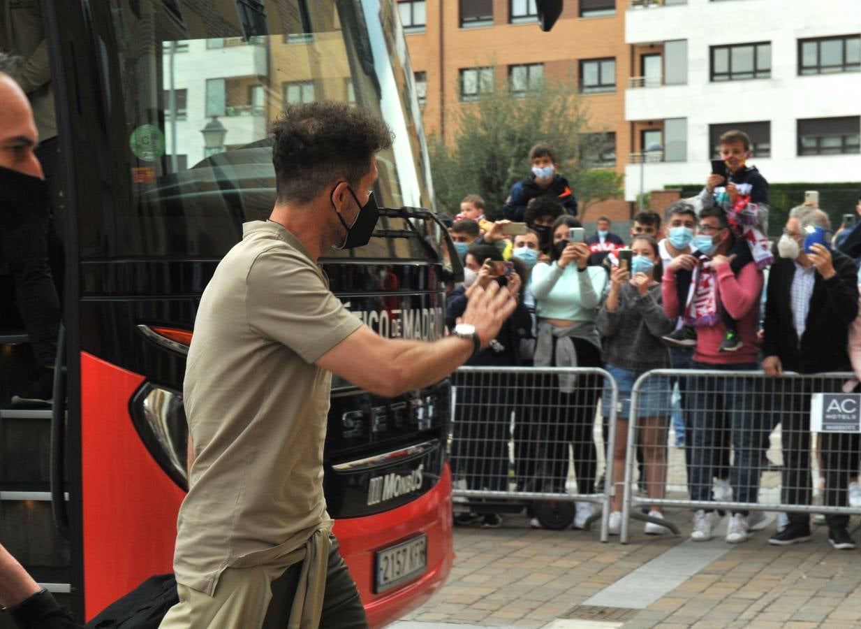 Fotos: El Atlético de Madrid llega a Valladolid