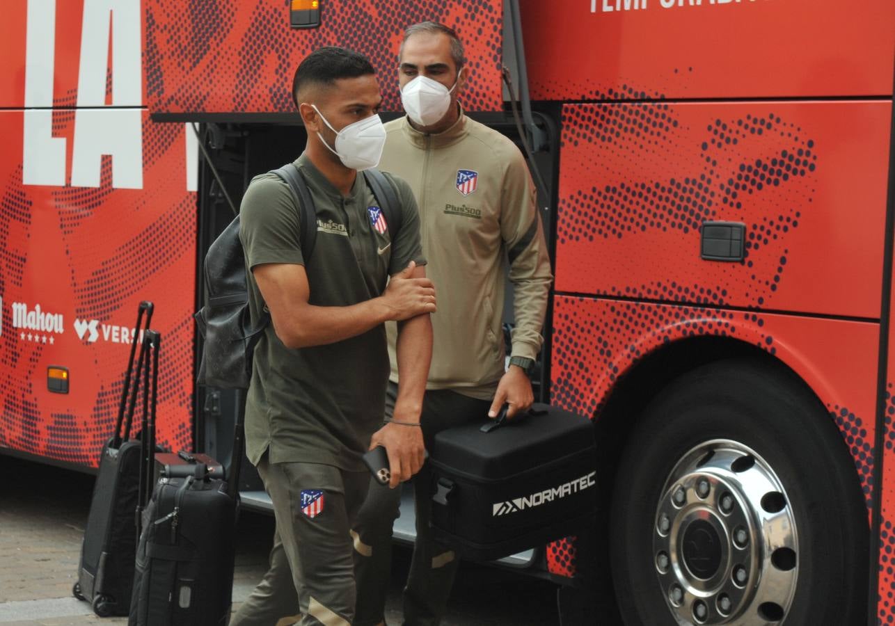 Fotos: El Atlético de Madrid llega a Valladolid