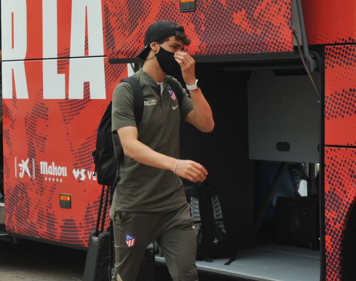 Fotos: El Atlético de Madrid llega a Valladolid