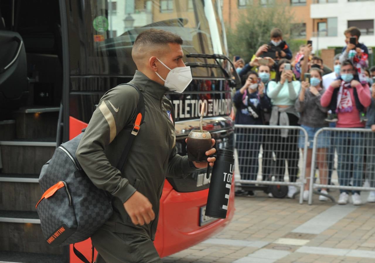 Fotos: El Atlético de Madrid llega a Valladolid