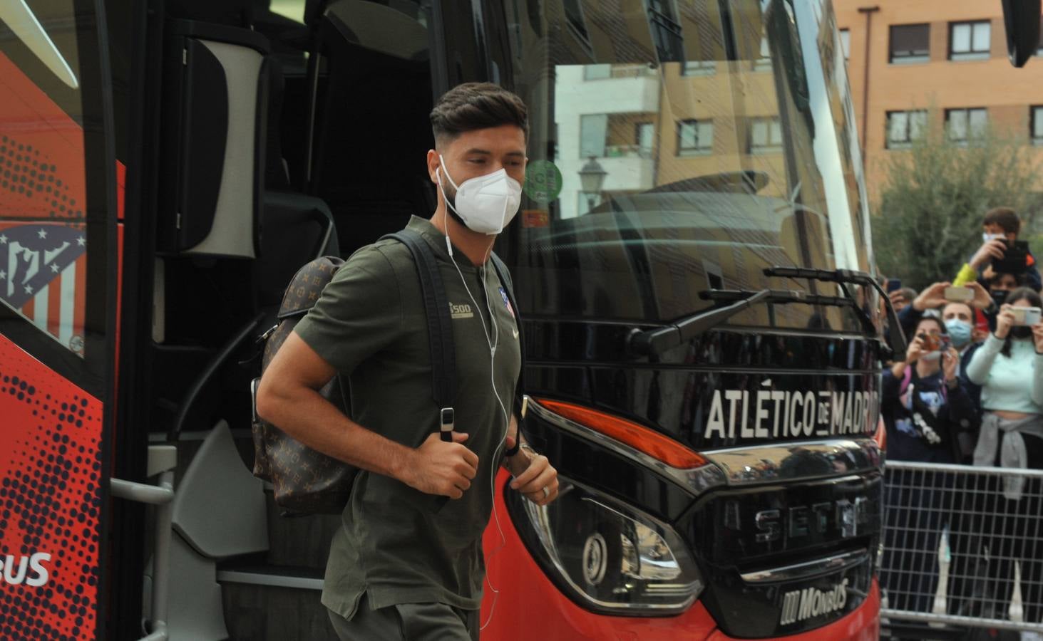 Fotos: El Atlético de Madrid llega a Valladolid