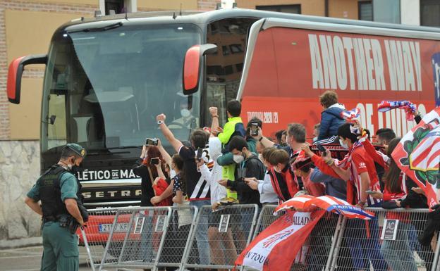 Valladolid brinda una cálida bienvenida al Atlético de Madrid