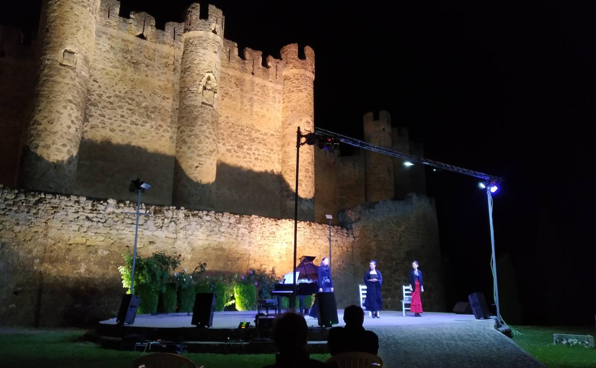 Recital musical en el marco de las Noches del Castillo de Valencia de Don Juan.