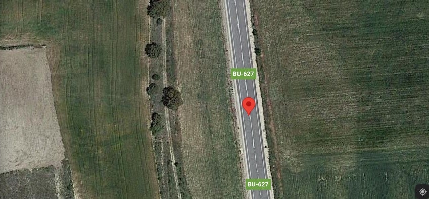 Muere una mujer tras precipitarse desde una furgoneta en una carretera de Burgos