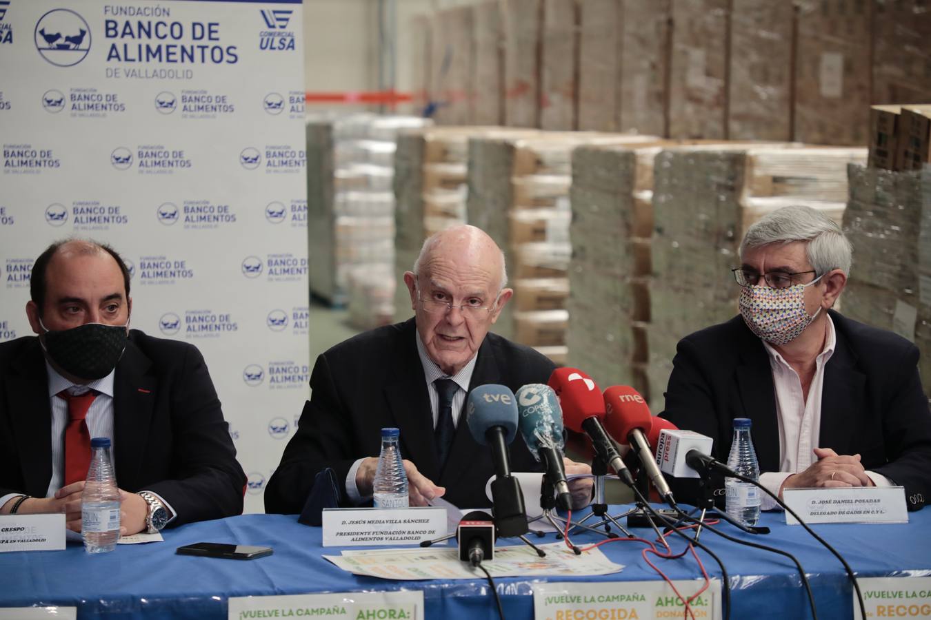 Fotos: El Banco de Alimentos de Valladolid lanza una campaña para llenar sus despensas