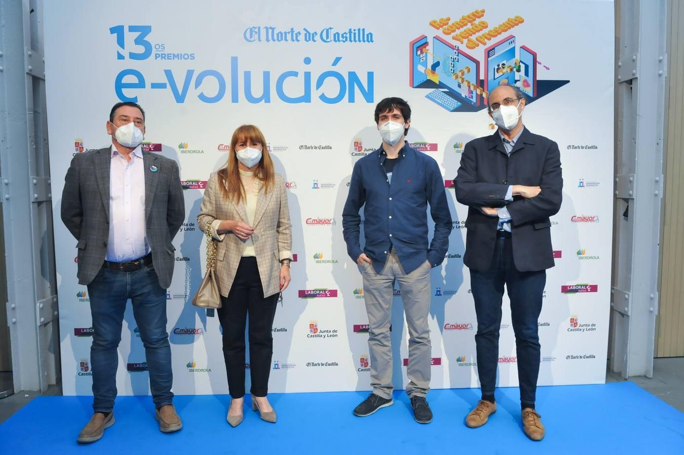 Carlos Ramírez, Mónica Martínez, David Checa y Andrés Bustillo.