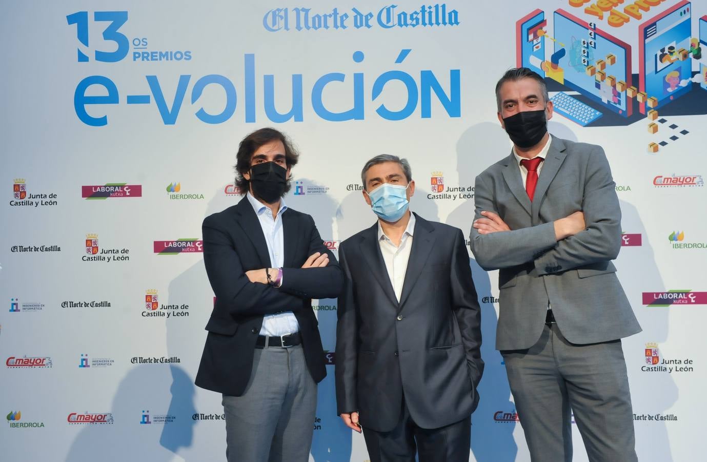 Eduardo Moreno, Gabriel Lleras y Miguel Manzano