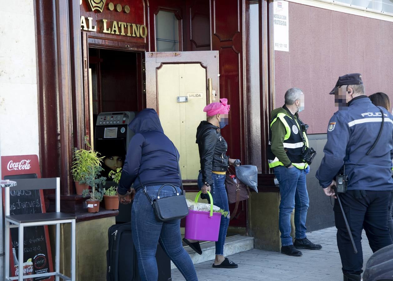 Fotos: Redada en Valladolid contra el tráfico de drogas y la prostitución