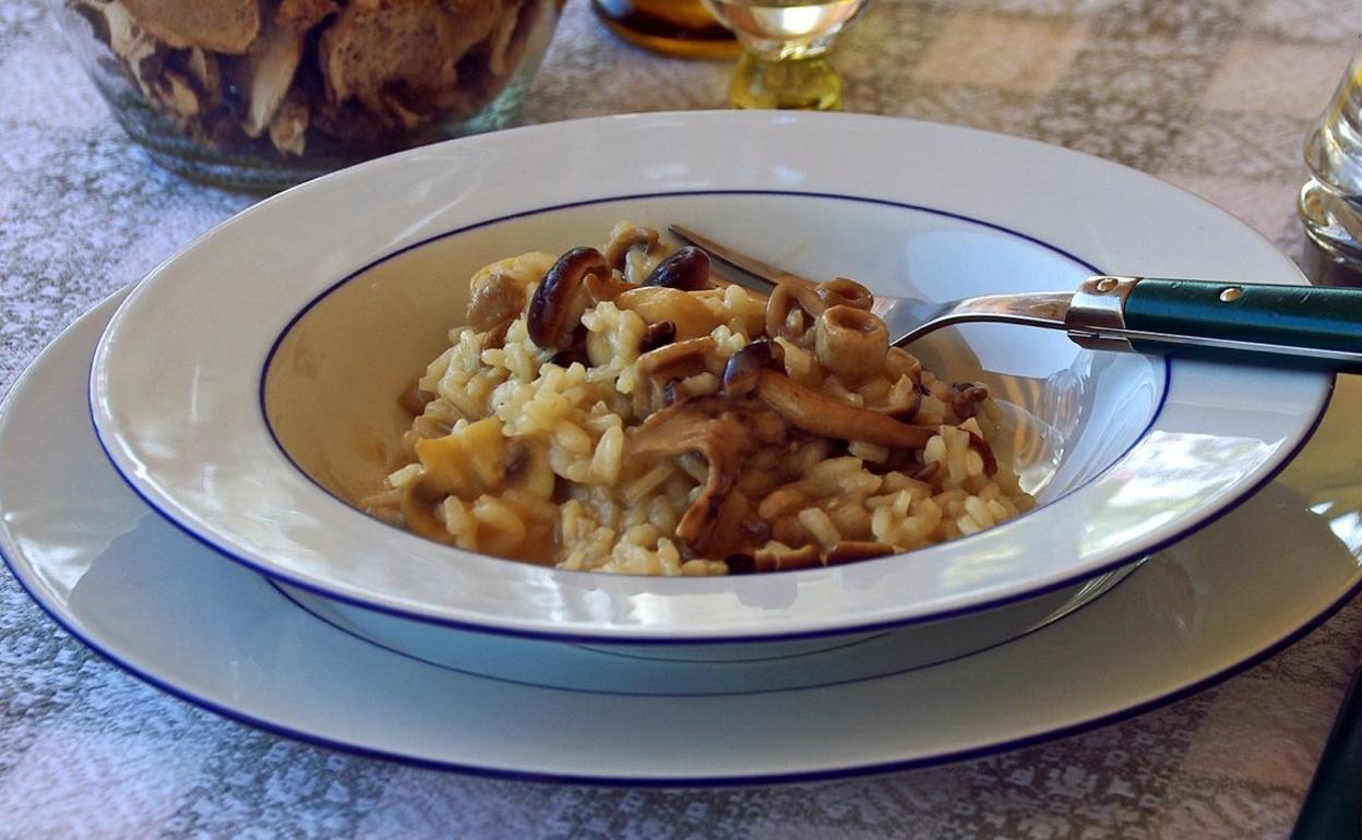 Recetario Degusta: Risotto con setas