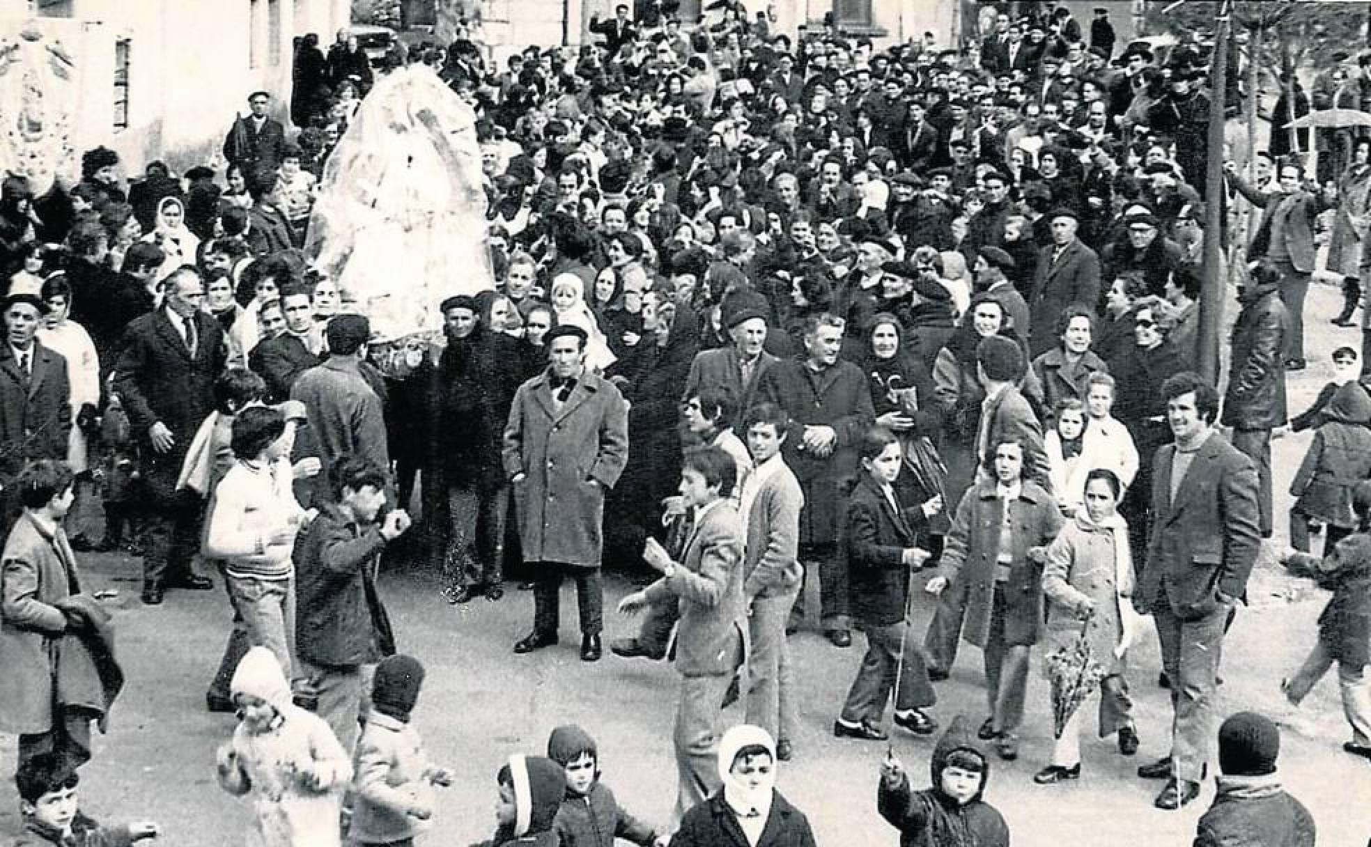 El día que la Virgen del Henar estuvo en Hontalbilla. 