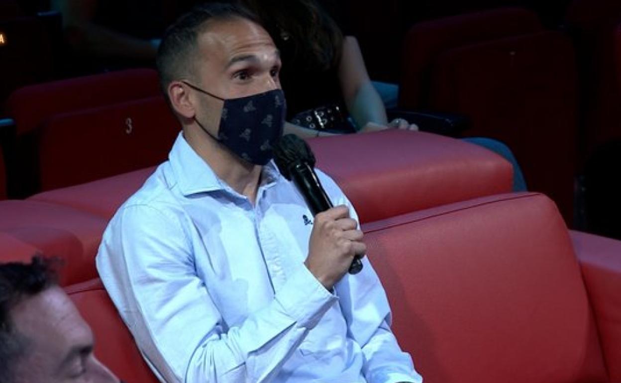 Nacho Martínez durante el programa. 