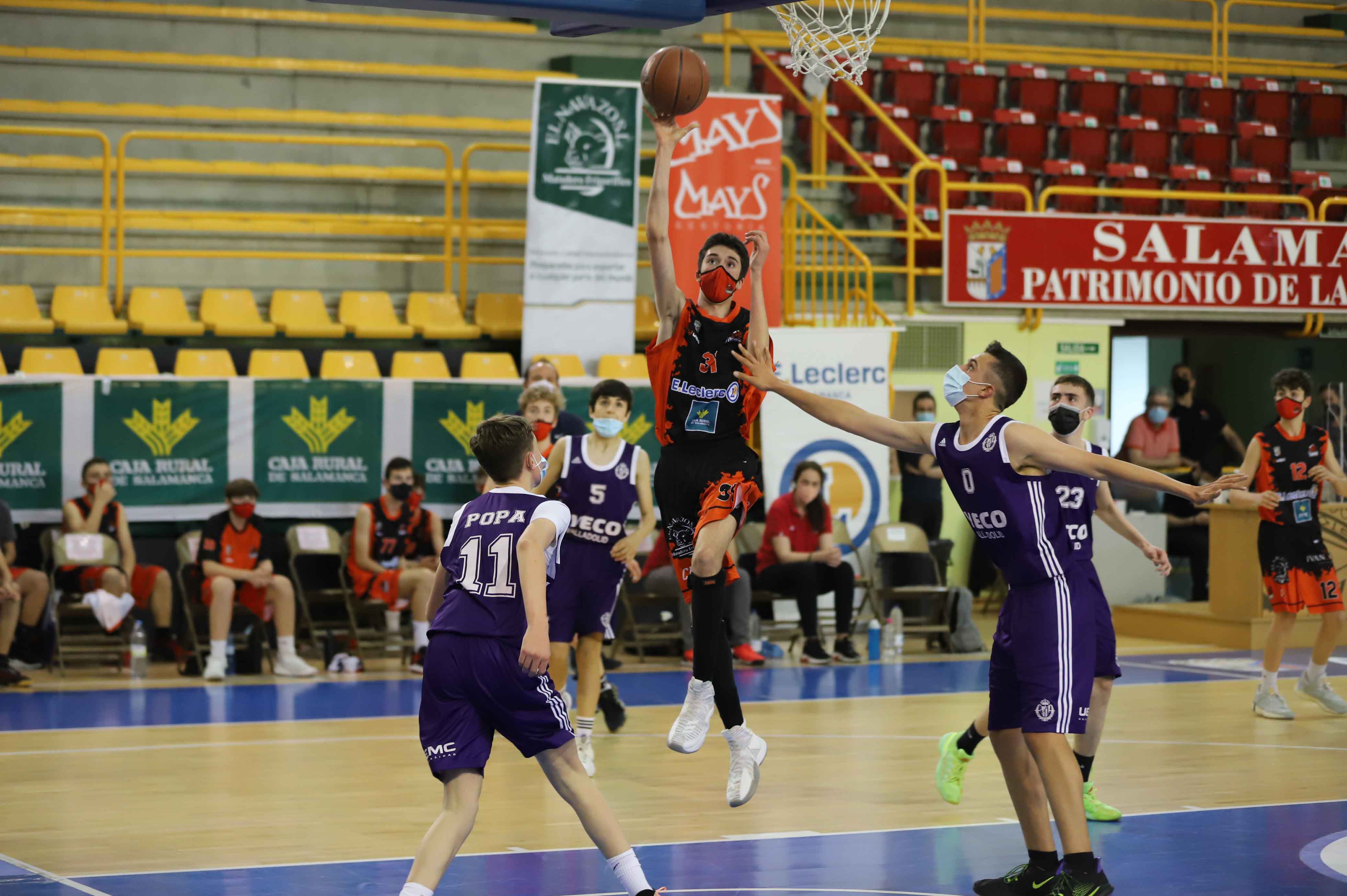 Final a cuatro masculina infantil E. Leclerc - Iveco Valladolid (65-53)