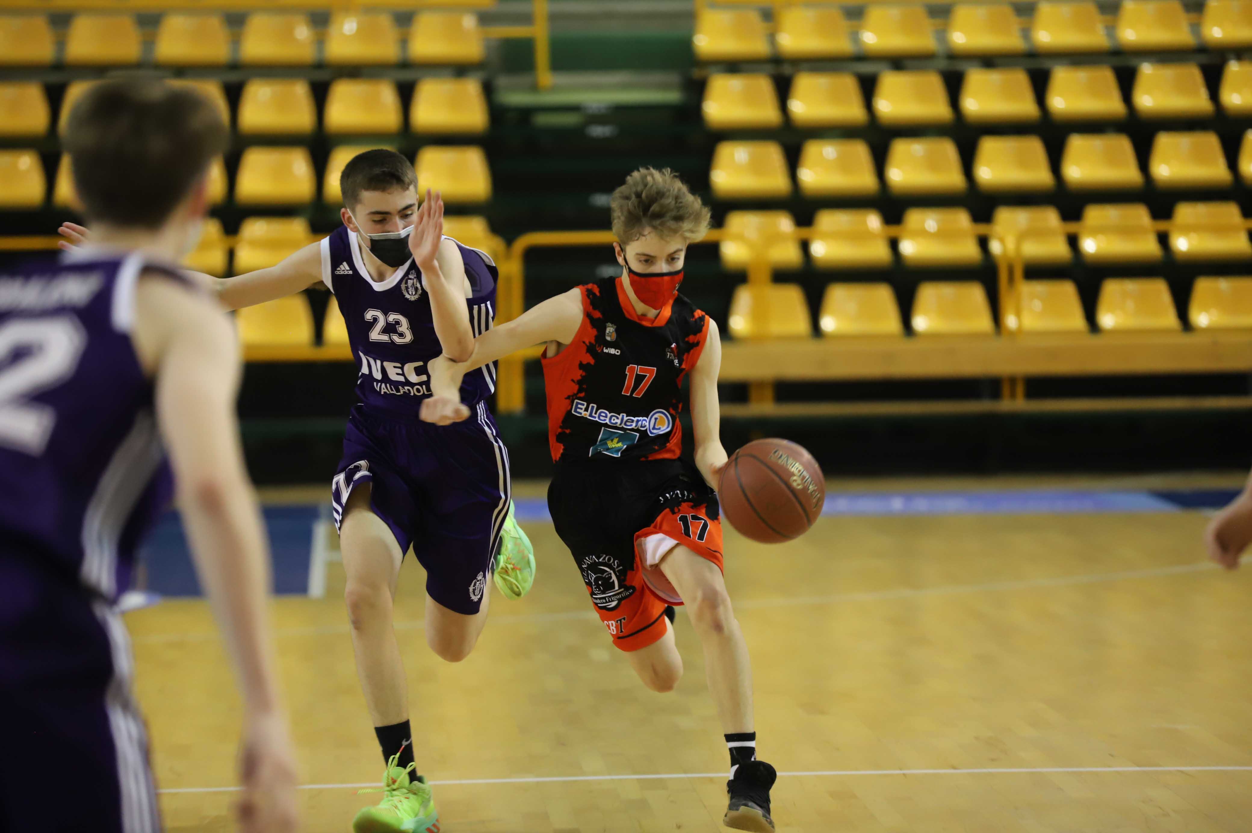 Final a cuatro masculina infantil E. Leclerc - Iveco Valladolid (65-53)