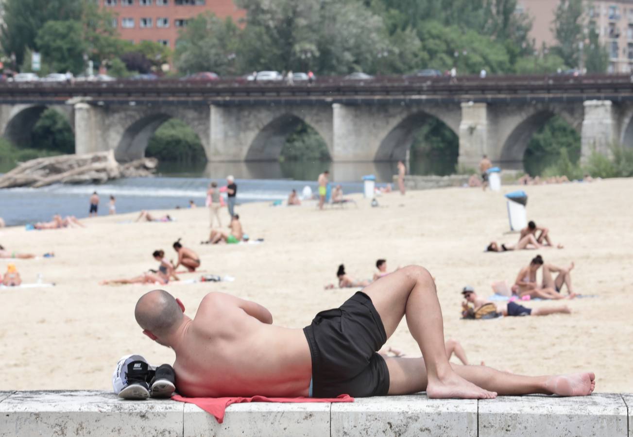 El calor saca a los vallisoletanos a la calle