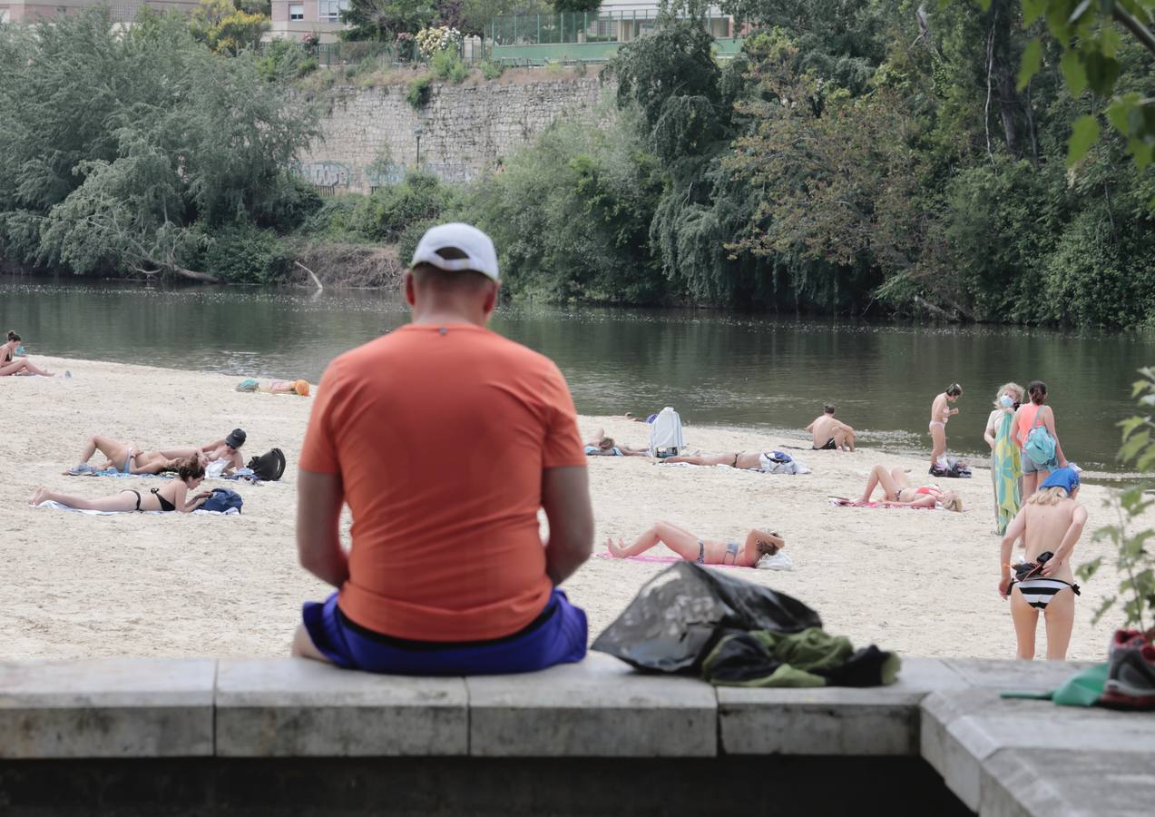 El calor saca a los vallisoletanos a la calle