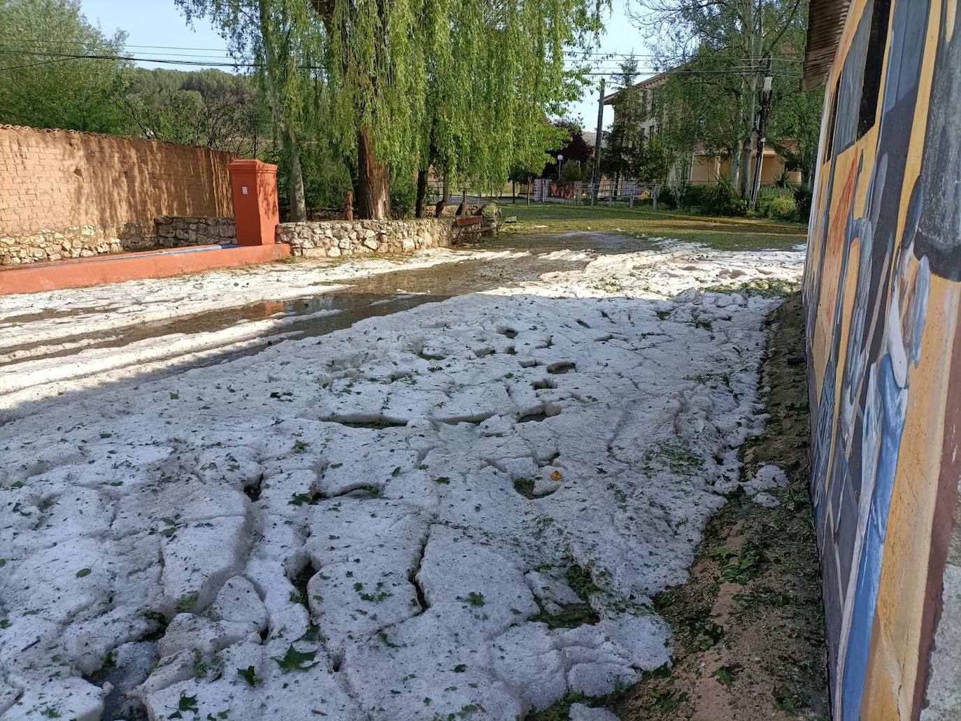 Granizo en Piñel de Abajo