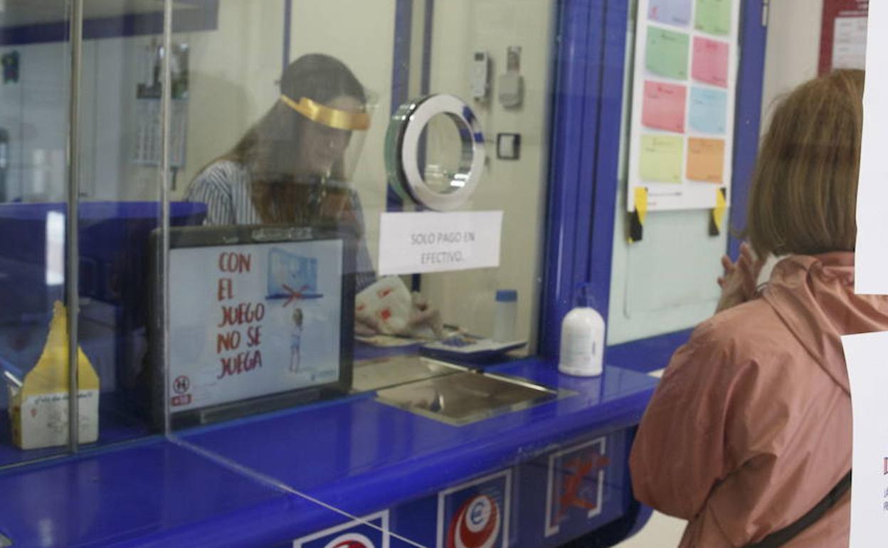 Administración de lotería en Valladolid. 