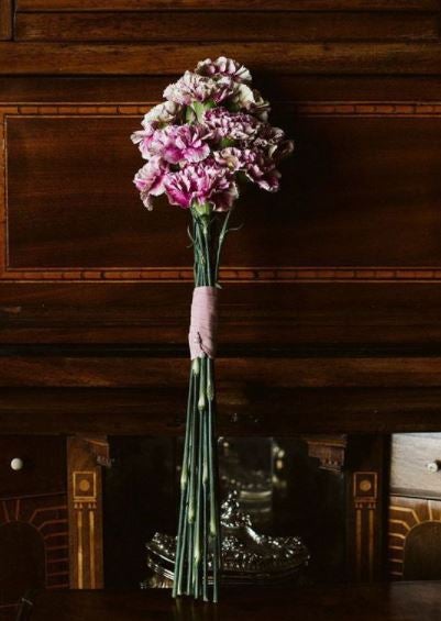 Elisa Labernia, el día de su boda en Valladolid.