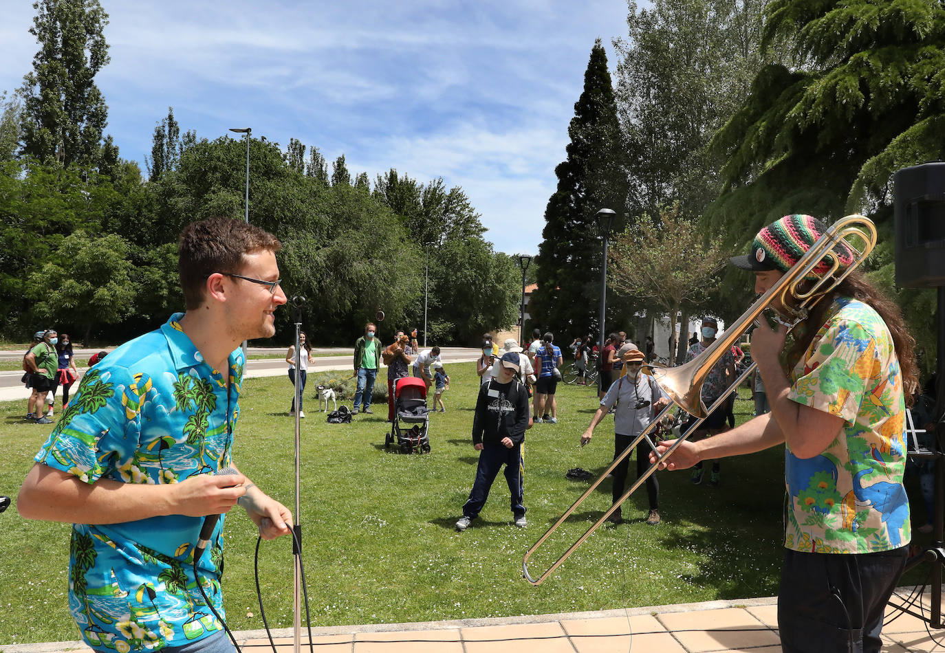 Más de noventa ciclistas recorrieron algunas de las principales calles de Palencia esta mañana