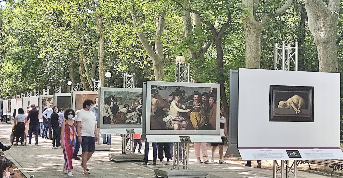 Fotos: Exposición en el Campo Grande de Valladolid de reproducciones de El Museo del Prado