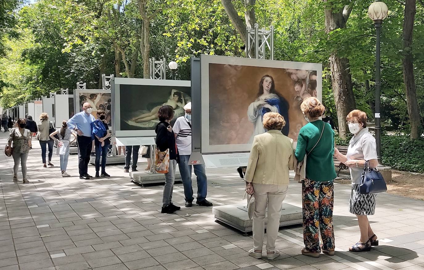 Fotos: Exposición en el Campo Grande de Valladolid de reproducciones de El Museo del Prado