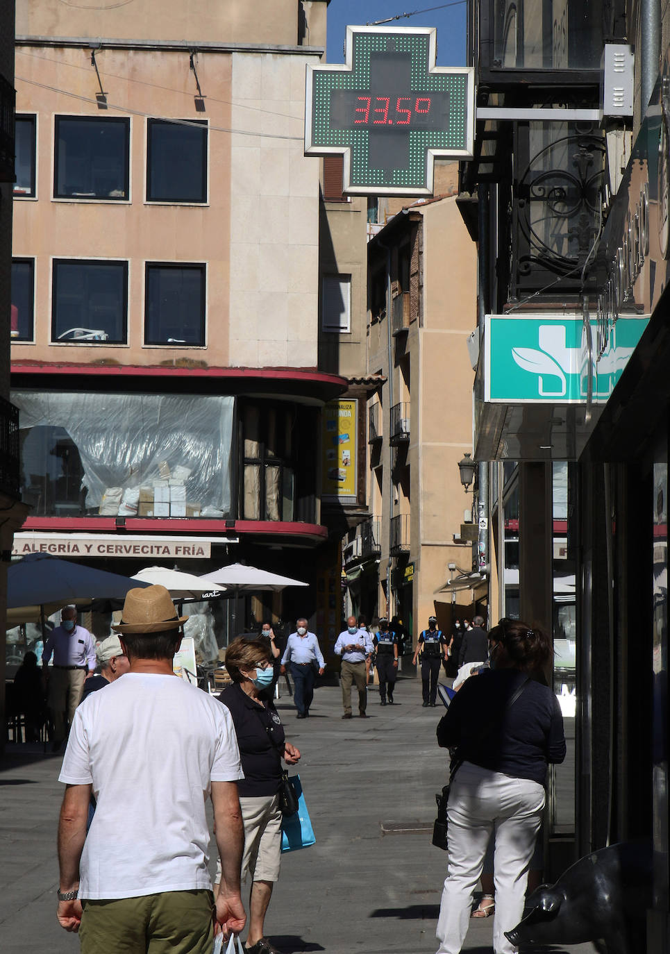 Jornada de intenso calor en Segovia y provincia 